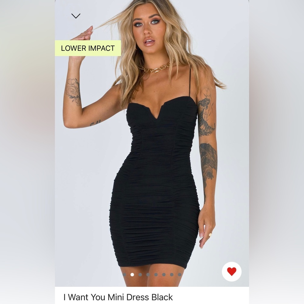 princess polly black bodycon dress — NEW WITH TAGS🖤🖤